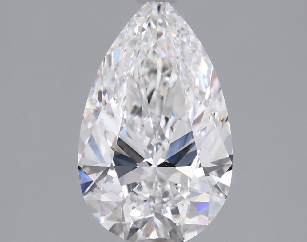 1.52 Carat Pear Shaped, Excellent Cut, D Color, VVS2 Clarity, IGI Certified Lab Grown Diamond