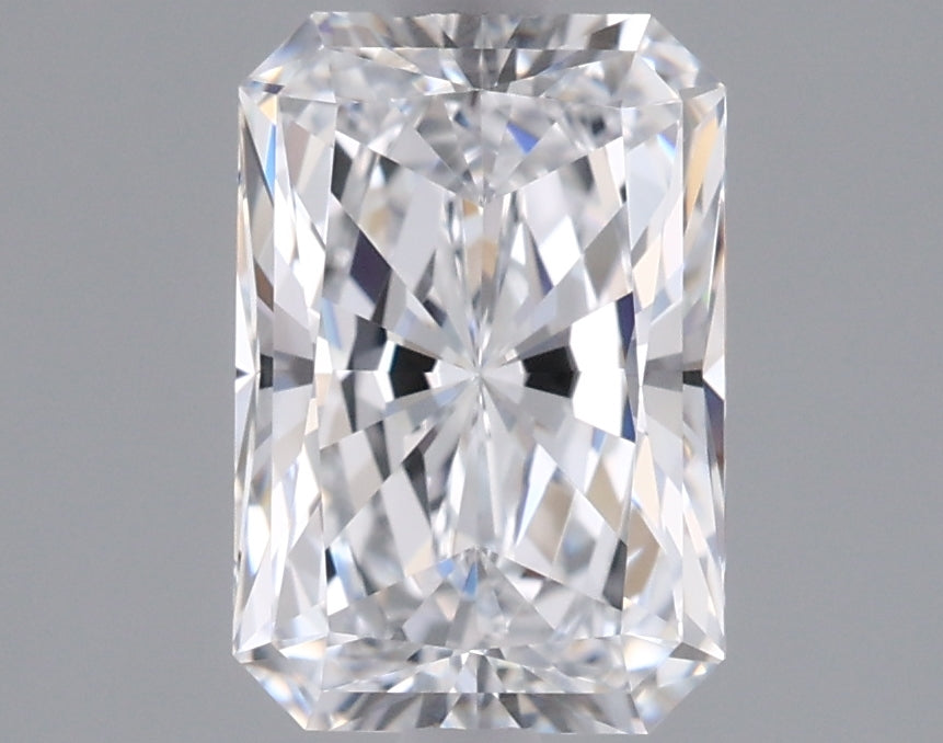 1.51 Carat Radiant Shaped, Ideal Cut, D Color, VVS1 Clarity, IGI Certified Lab Grown Diamond