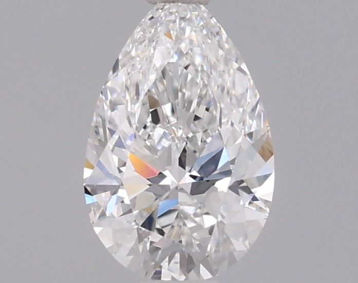 0.77 Carat Pear Shaped, Ideal Cut, E Color, VS1 Clarity, IGI Certified Lab Grown Diamond