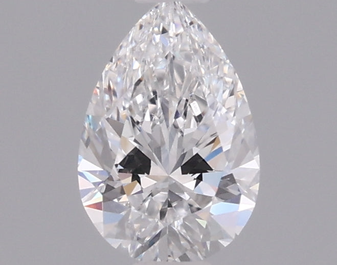 0.54 Carat Pear Shaped, Ideal Cut, D Color, VVS2 Clarity, IGI Certified Lab Grown Diamond