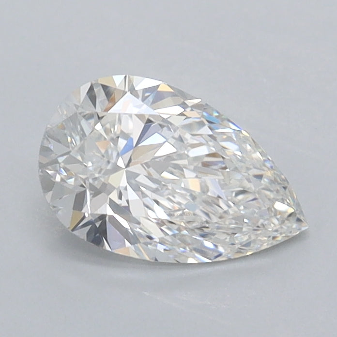 0.73 Carat Pear Shaped, Ideal Cut, D Color, VVS1 Clarity, IGI Certified Lab Grown Diamond
