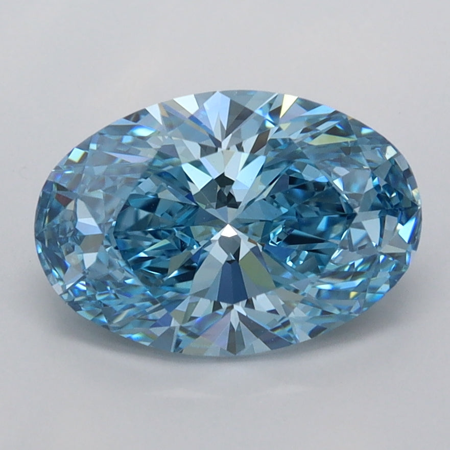 2.02 Carat Oval Shaped, Ideal Cut, VVS1 Clarity, IGI Certified Lab Grown Diamond