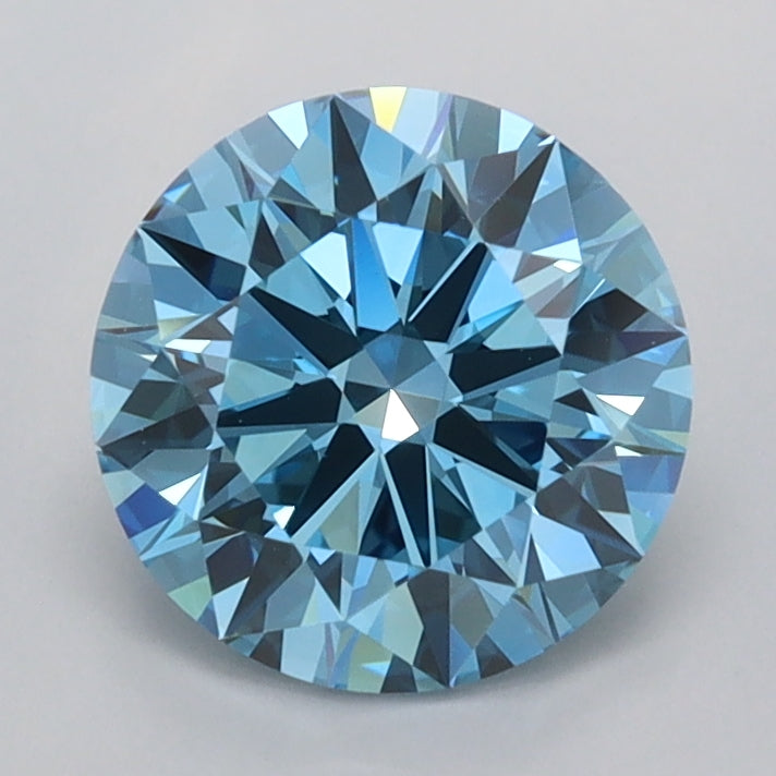 1.53 Carat Round Shaped, Ideal Cut, VVS2 Clarity, IGI Certified Lab Grown Diamond