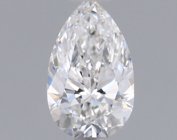 0.47 Carat Pear Shaped, Excellent Cut, D Color, IF Clarity, IGI Certified Lab Grown Diamond