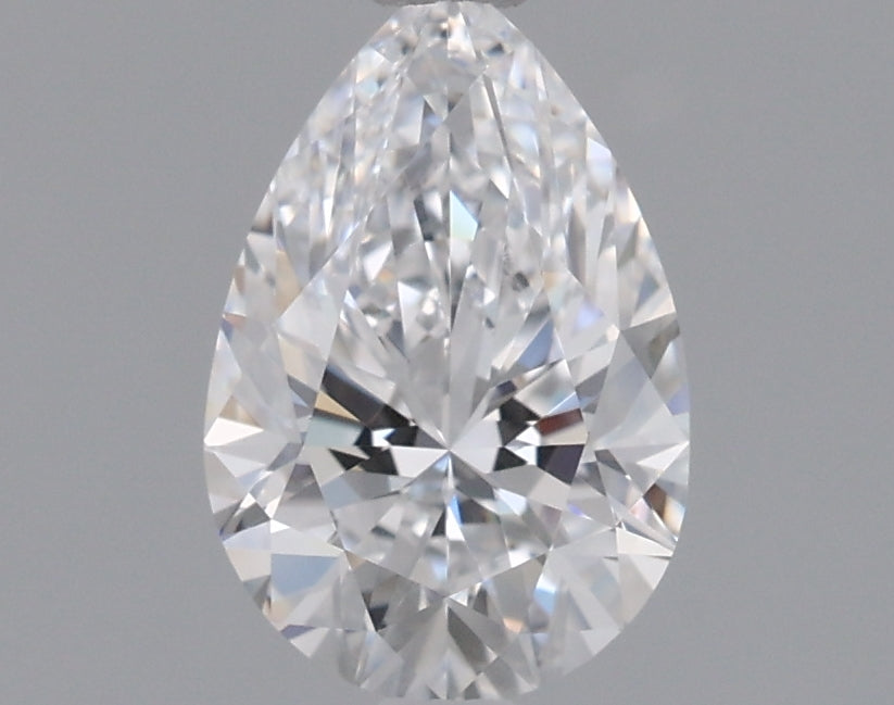 0.88 Carat Pear Shaped, Excellent Cut, D Color, VVS1 Clarity, IGI Certified Lab Grown Diamond
