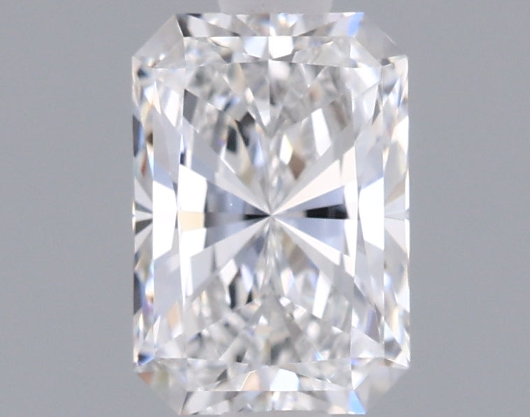 0.98 Carat Radiant Shaped, Ideal Cut, D Color, VVS1 Clarity, IGI Certified Lab Grown Diamond