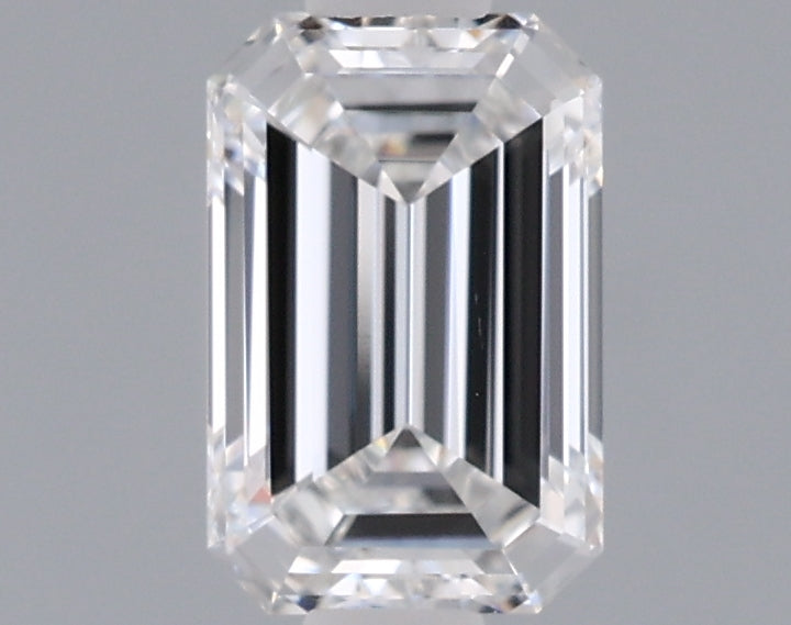0.81 Carat Emerald Shaped, Excellent Cut, E Color, VVS1 Clarity, IGI Certified Lab Grown Diamond