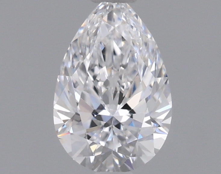 0.52 Carat Pear Shaped, Ideal Cut, D Color, VS2 Clarity, IGI Certified Lab Grown Diamond