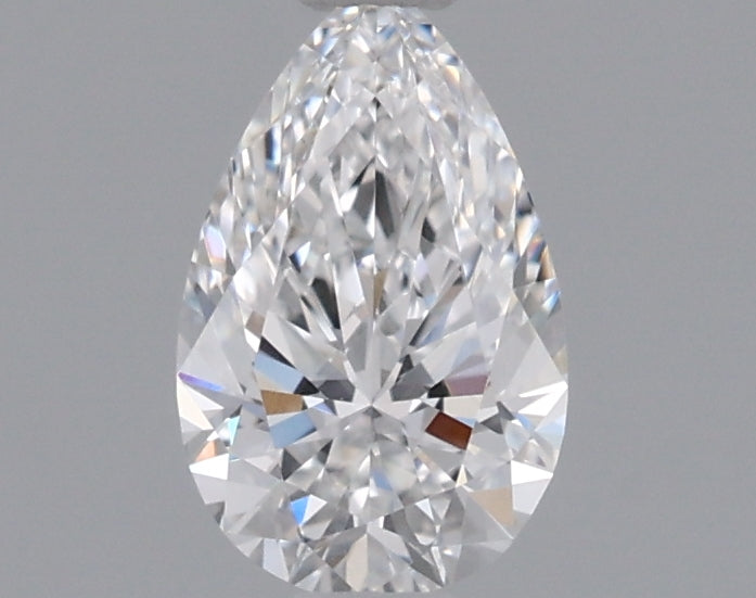 0.48 Carat Pear Shaped, Ideal Cut, D Color, VVS1 Clarity, IGI Certified Lab Grown Diamond