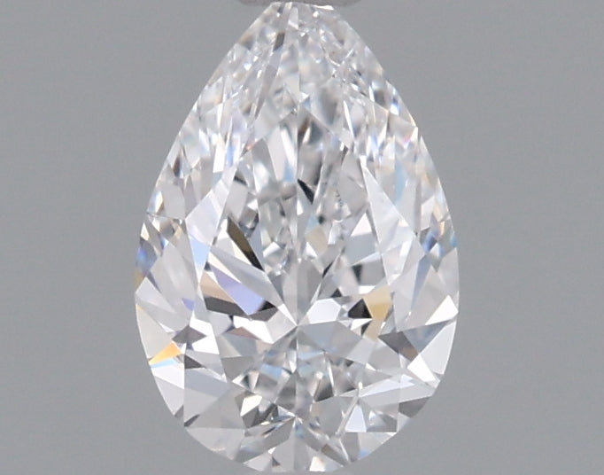 0.49 Carat Pear Shaped, Ideal Cut, D Color, VVS2 Clarity, IGI Certified Lab Grown Diamond