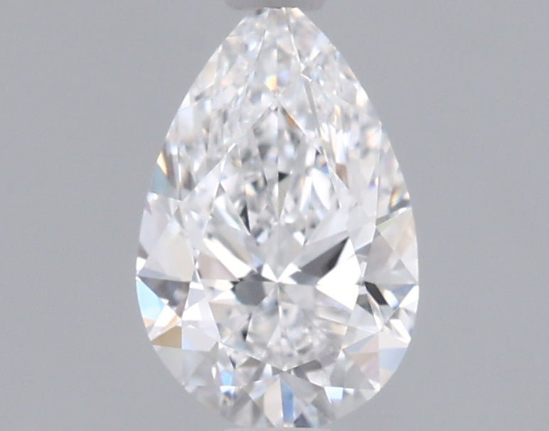 0.83 Carat Pear Shaped, Ideal Cut, D Color, VS1 Clarity, IGI Certified Lab Grown Diamond