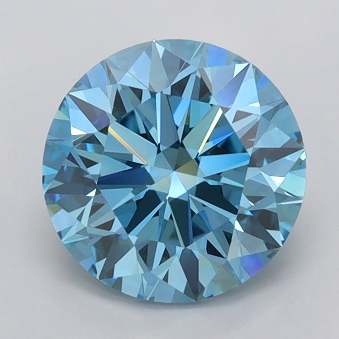 1.53 Carat Round Shaped, Ideal Cut, VVS2 Clarity, IGI Certified Lab Grown Diamond