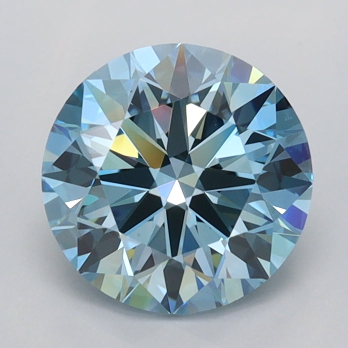 1.47 Carat Round Shaped, Ideal Cut, VVS2 Clarity, IGI Certified Lab Grown Diamond