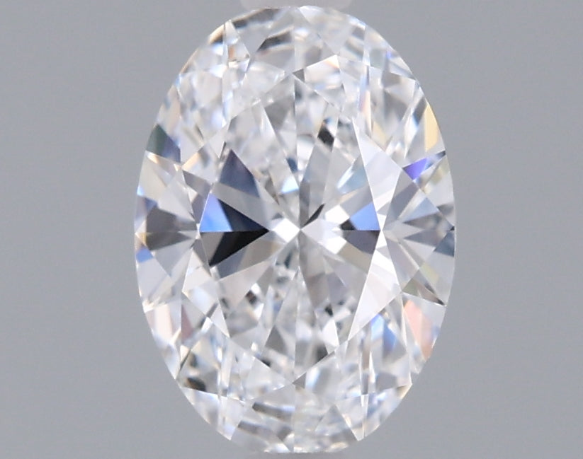 0.98 Carat Oval Shaped, Ideal Cut, D Color, VVS2 Clarity, IGI Certified Lab Grown Diamond
