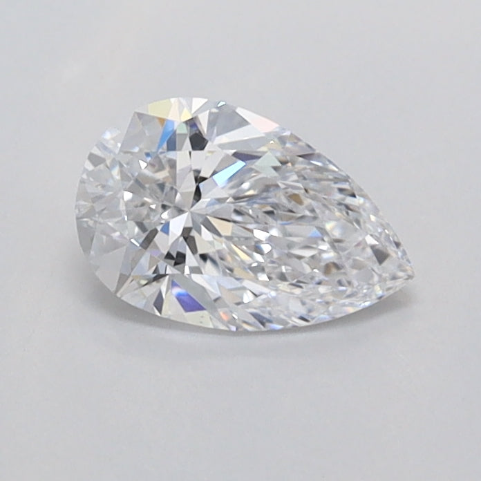 0.49 Carat Pear Shaped, Ideal Cut, D Color, VS1 Clarity, IGI Certified Lab Grown Diamond