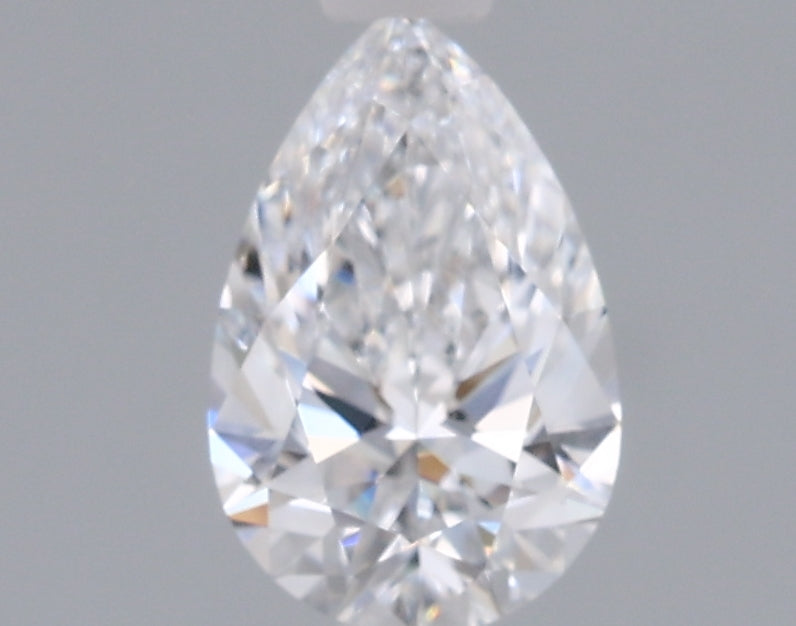 0.78 Carat Pear Shaped, Ideal Cut, D Color, VVS1 Clarity, IGI Certified Lab Grown Diamond