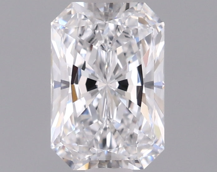 0.92 Carat Radiant Shaped, Ideal Cut, D Color, VVS2 Clarity, IGI Certified Lab Grown Diamond