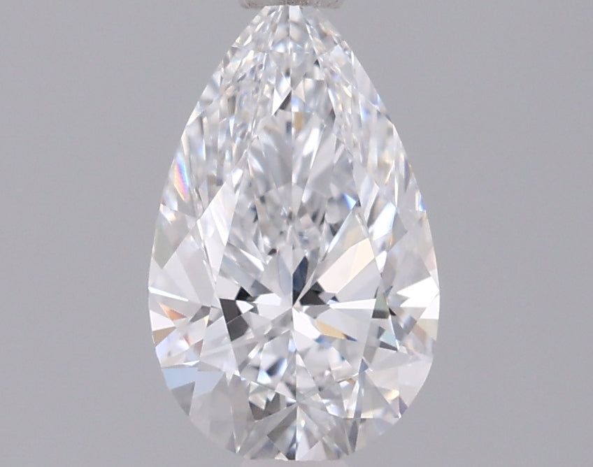 0.97 Carat Pear Shaped, Ideal Cut, D Color, VVS2 Clarity, IGI Certified Lab Grown Diamond