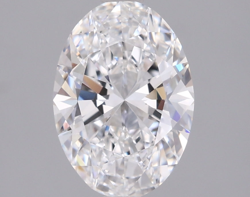 1.48 Carat Oval Shaped, Ideal Cut, D Color, FL Clarity, IGI Certified Lab Grown Diamond