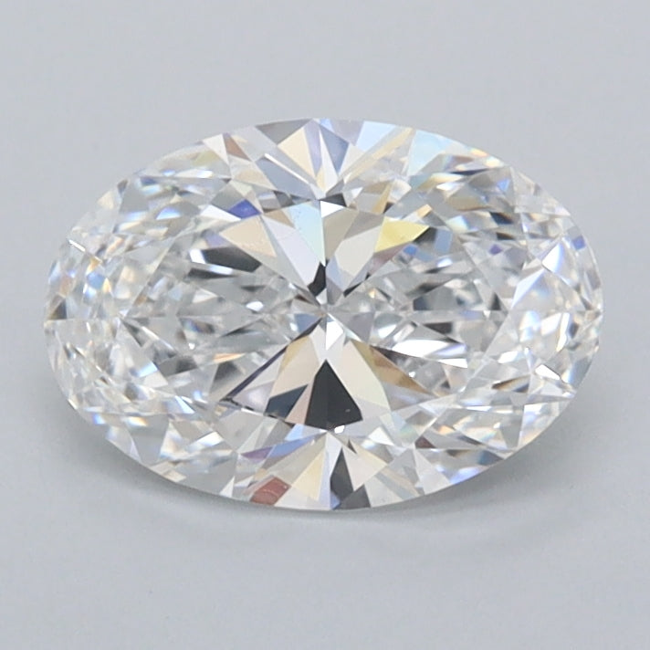 1.06 Carat Oval Shaped, Ideal Cut, D Color, IF Clarity, IGI Certified Lab Grown Diamond