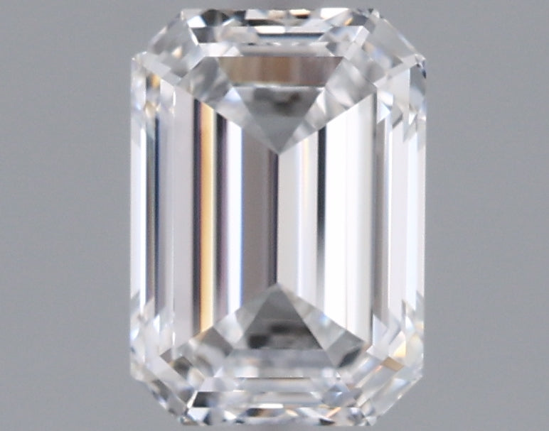 1.57 Carat Emerald Shaped, Ideal Cut, D Color, VVS1 Clarity, IGI Certified Lab Grown Diamond
