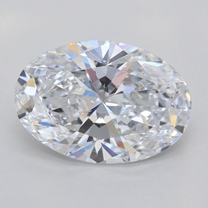 1.07 Carat Oval Shaped, Ideal Cut, D Color, VVS1 Clarity, IGI Certified Lab Grown Diamond