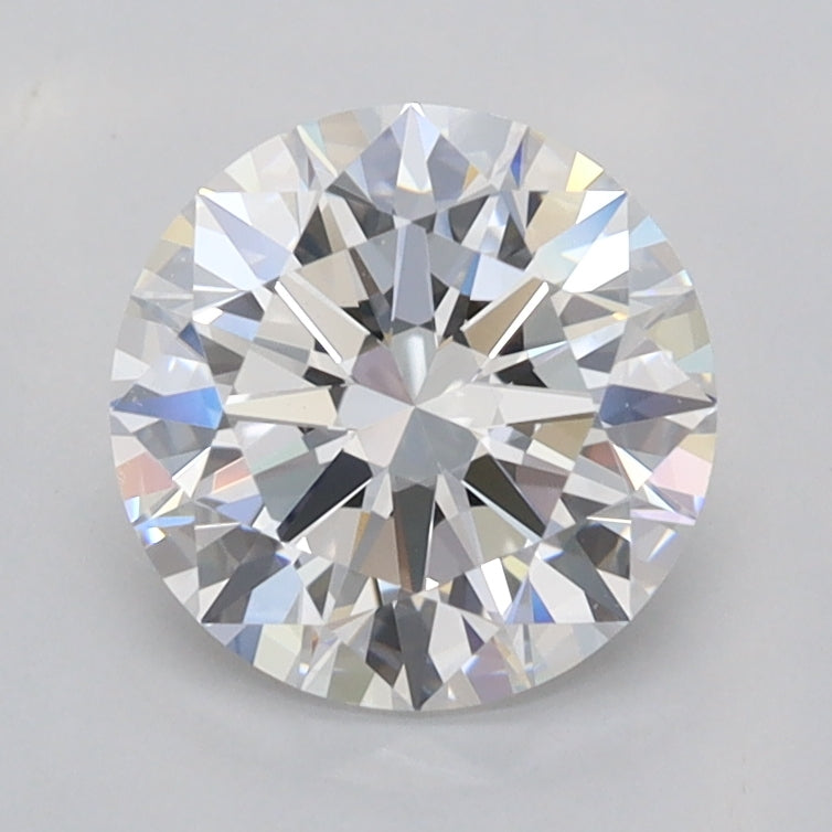 1.53 Carat Round Shaped, Excellent Cut, D Color, VVS2 Clarity, IGI Certified Lab Grown Diamond