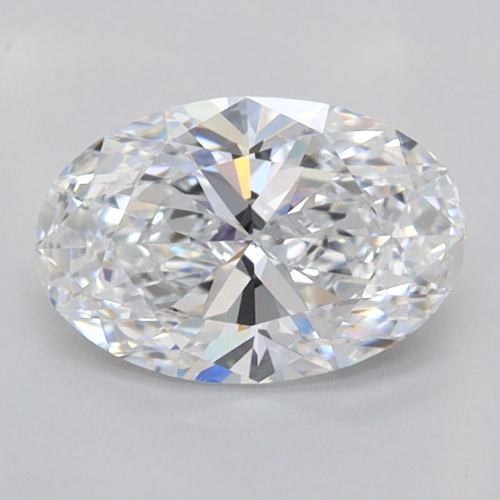 1.05 Carat Oval Shaped, Ideal Cut, D Color, VVS1 Clarity, IGI Certified Lab Grown Diamond