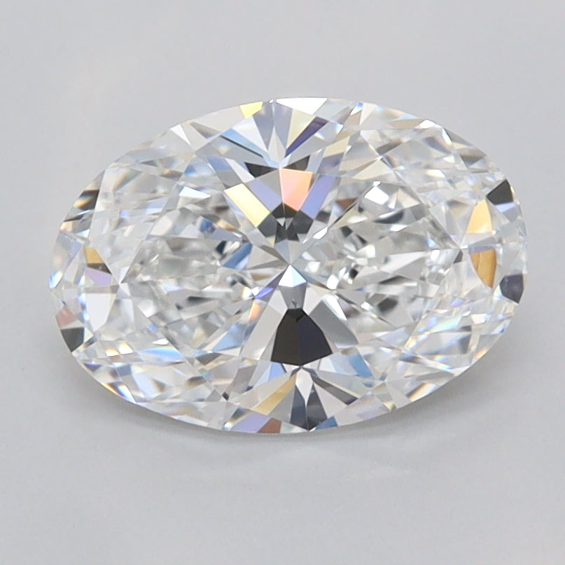 1.52 Carat Oval Shaped, Ideal Cut, D Color, VVS1 Clarity, IGI Certified Lab Grown Diamond