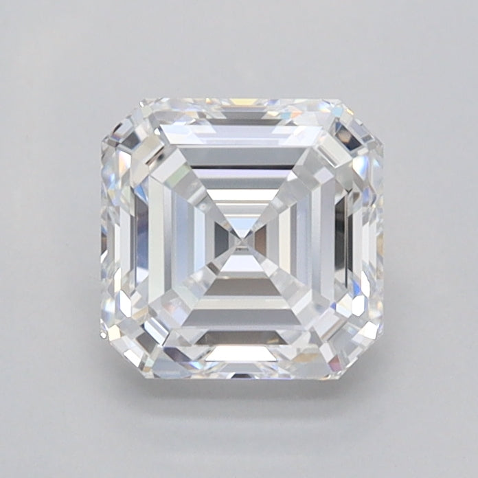 1.02 Carat Asscher Shaped, Ideal Cut, D Color, VVS2 Clarity, IGI Certified Lab Grown Diamond