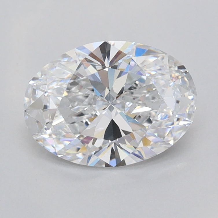 1.06 Carat Oval Shaped, Ideal Cut, D Color, VVS1 Clarity, IGI Certified Lab Grown Diamond