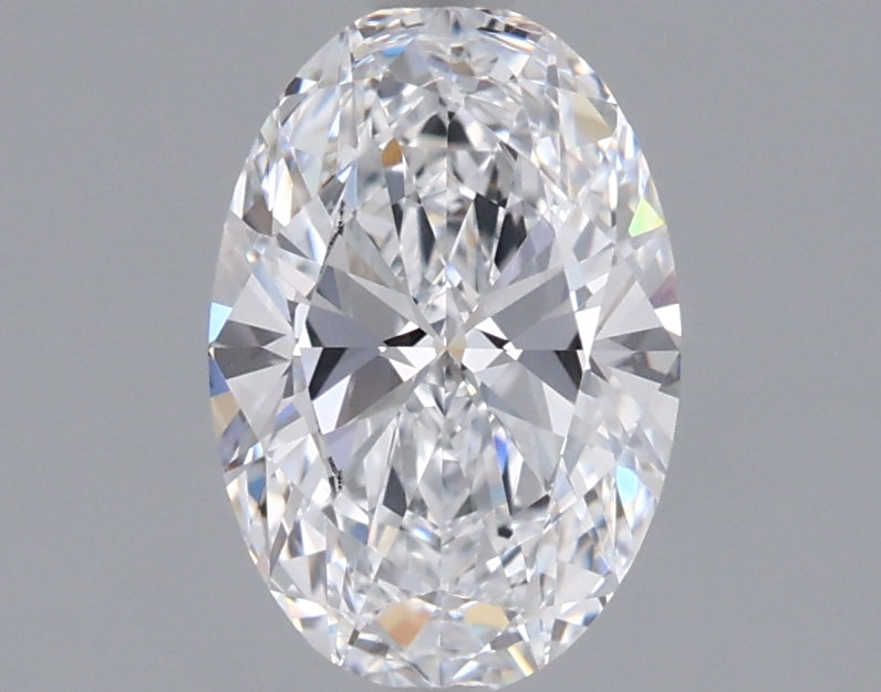 1.02 Carat Oval Shaped, Ideal Cut, D Color, FL Clarity, IGI Certified Lab Grown Diamond