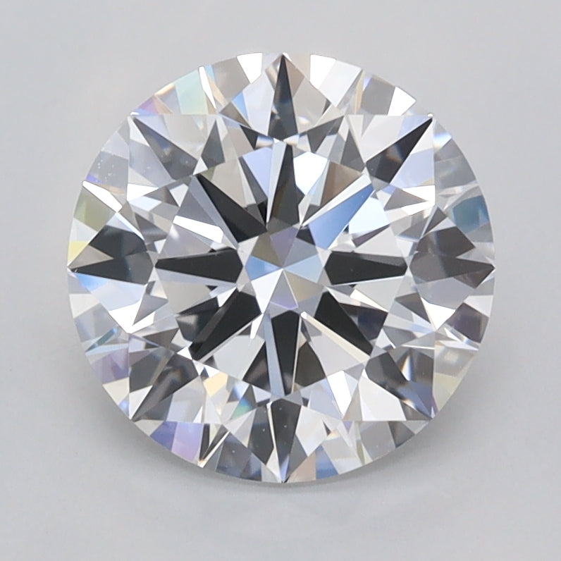 2.02 Carat Round Shaped, Ideal Cut, D Color, VVS1 Clarity, IGI Certified Lab Grown Diamond