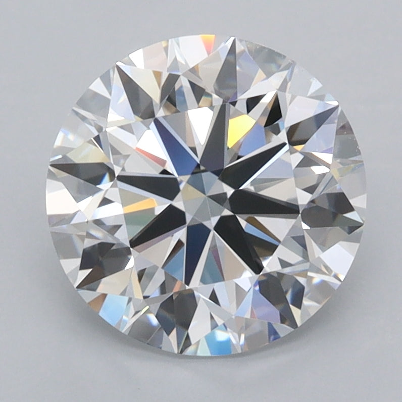 2.48 Carat Round Shaped, Excellent Cut, D Color, FL Clarity, IGI Certified Lab Grown Diamond