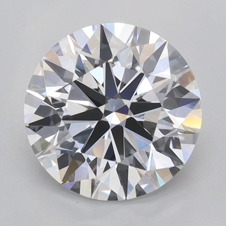 1.98 Carat Round Shaped, Ideal Cut, D Color, FL Clarity, IGI Certified Lab Grown Diamond
