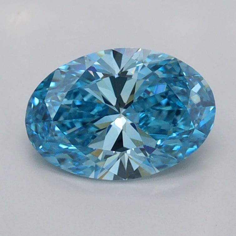 1.00 Carat Oval Shaped, Ideal Cut, VVS2 Clarity, IGI Certified Lab Grown Diamond