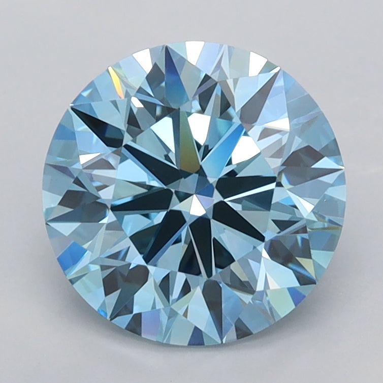 1.99 Carat Round Shaped, Ideal Cut, VS1 Clarity, IGI Certified Lab Grown Diamond