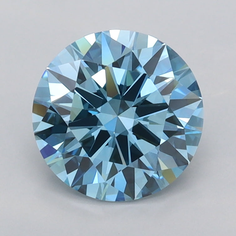 1.47 Carat Round Shaped, Ideal Cut, VVS2 Clarity, IGI Certified Lab Grown Diamond