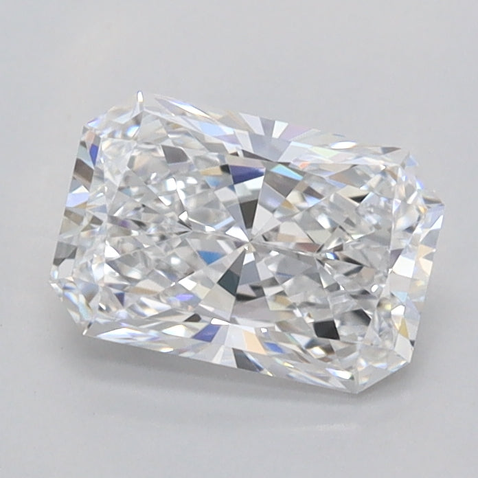 1.03 Carat Radiant Shaped, Ideal Cut, D Color, VVS1 Clarity, IGI Certified Lab Grown Diamond