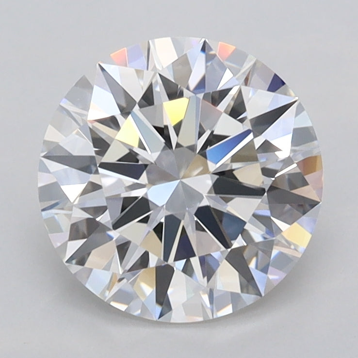 1.84 Carat Round Shaped, Ideal Cut, D Color, VVS1 Clarity, IGI Certified Lab Grown Diamond