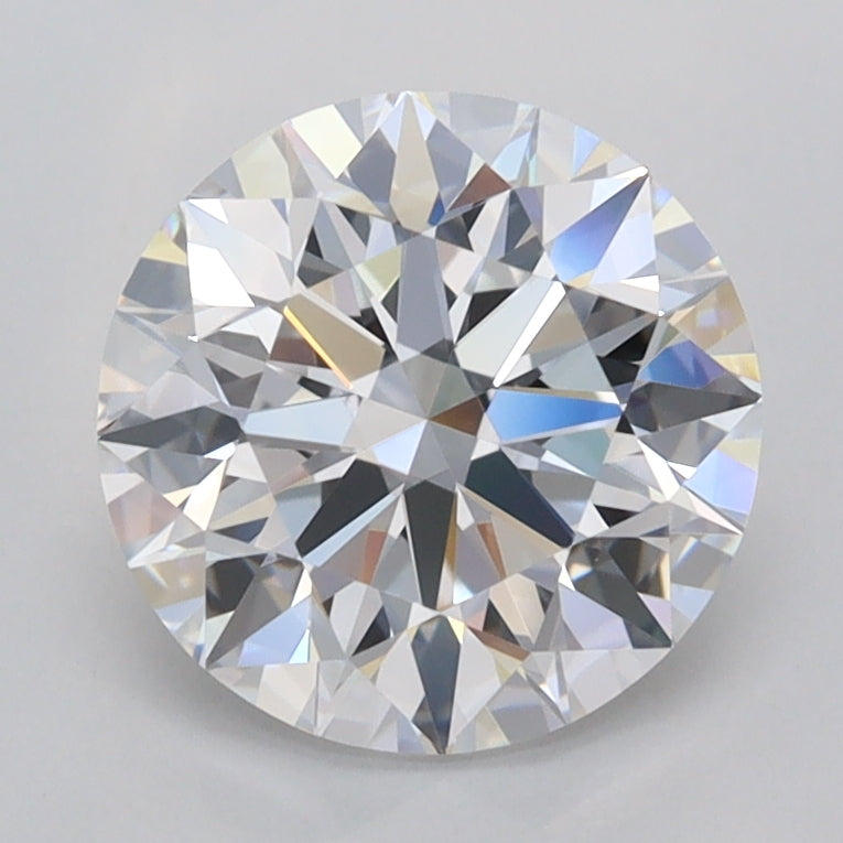 2.05 Carat Round Shaped, Ideal Cut, D Color, VVS2 Clarity, IGI Certified Lab Grown Diamond