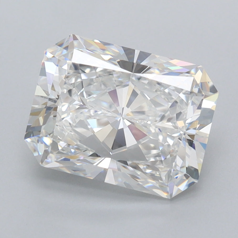 2.80 Carat Radiant Shaped, Ideal Cut, D Color, IF Clarity, IGI Certified Lab Grown Diamond