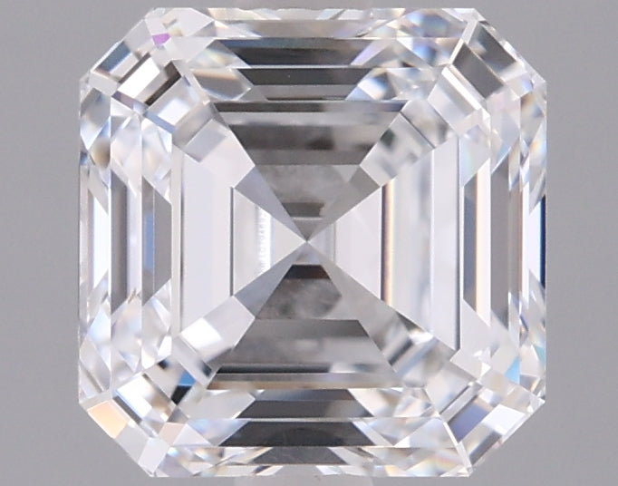 2.09 Carat Asscher Shaped, Ideal Cut, D Color, VVS1 Clarity, IGI Certified Lab Grown Diamond