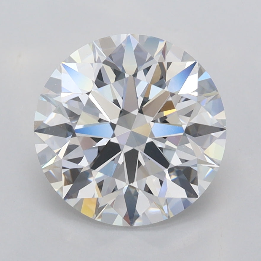 2.55 Carat Round Shaped, Ideal Cut, D Color, VVS1 Clarity, IGI Certified Lab Grown Diamond