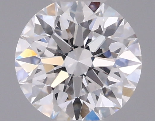 0.37 Carat Round Shaped, Ideal Cut, D Color, VVS2 Clarity, IGI Certified Lab Grown Diamond