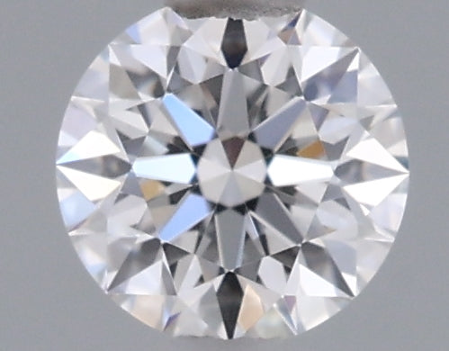 0.37 Carat Round Shaped, Excellent Cut, D Color, VVS2 Clarity, IGI Certified Lab Grown Diamond