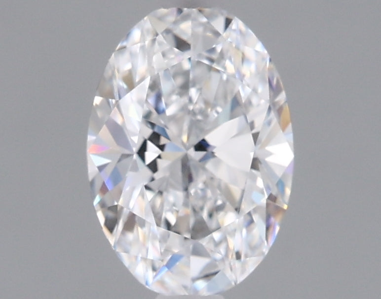 0.98 Carat Oval Shaped, Ideal Cut, D Color, VVS2 Clarity, IGI Certified Lab Grown Diamond