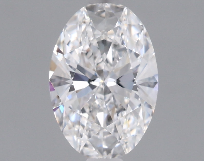 0.95 Carat Oval Shaped, Ideal Cut, D Color, VVS2 Clarity, IGI Certified Lab Grown Diamond