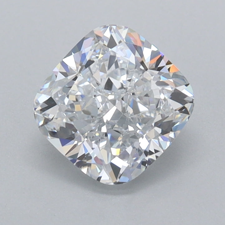 1.28 Carat Cushion Shaped, Ideal Cut, D Color, FL Clarity, IGI Certified Lab Grown Diamond