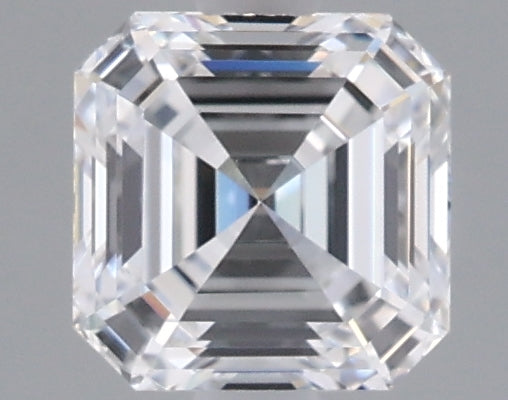 1.02 Carat Asscher Shaped, Ideal Cut, D Color, VVS2 Clarity, IGI Certified Lab Grown Diamond